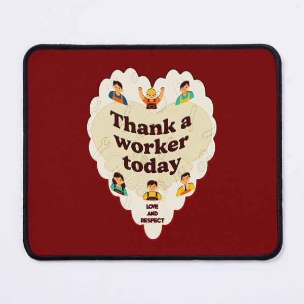 Item preview, Thank a Worker Today Vintage Style Appreciation Design designed and sold by Topoartispp.