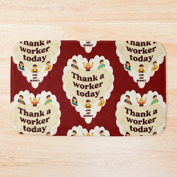 Item preview, Thank a Worker Today Vintage Style Appreciation Design designed and sold by Topoartispp.