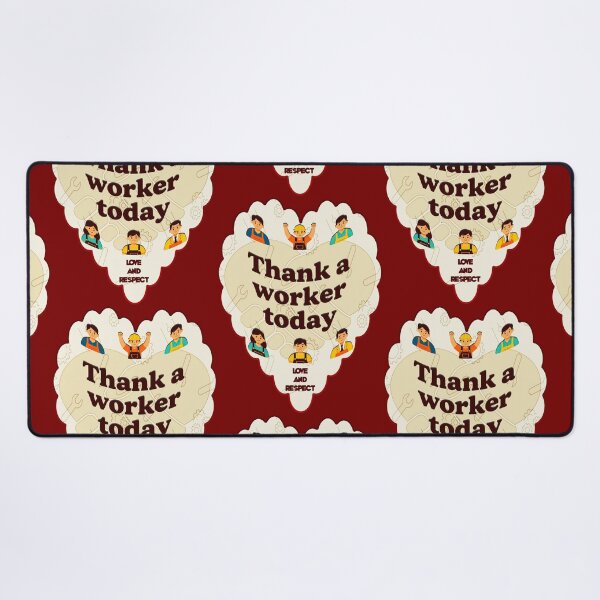 Item preview, Thank a Worker Today Vintage Style Appreciation Design designed and sold by Topoartispp.