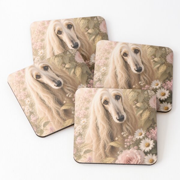 Item preview, Elegant Afghan Hound Among Roses designed and sold by ManJiangHong.