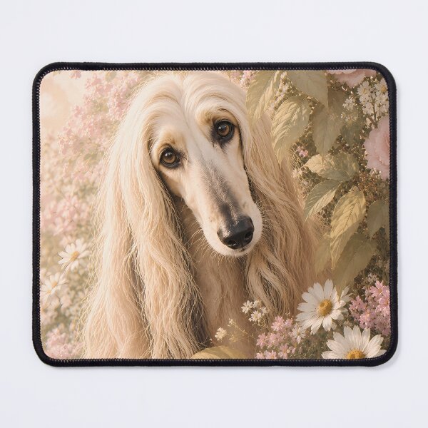 Item preview, Elegant Afghan Hound Among Roses designed and sold by ManJiangHong.