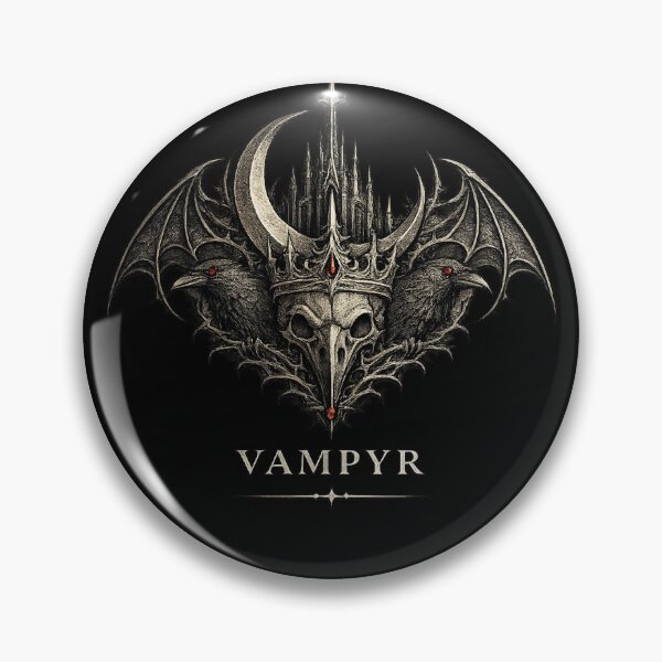 Item preview, VAMPYR Raven King Crest designed and sold by VAMPYRWear.