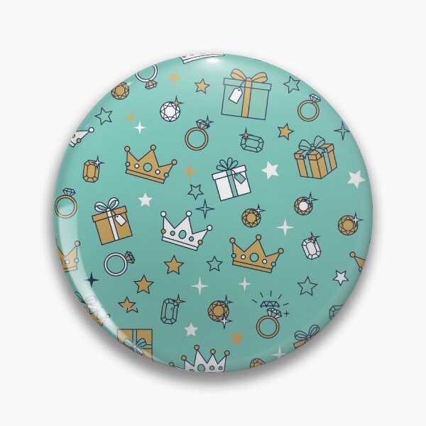 Item preview, Royal Crowns and Gems Seamless Pattern designed and sold by MegaNovaArt.