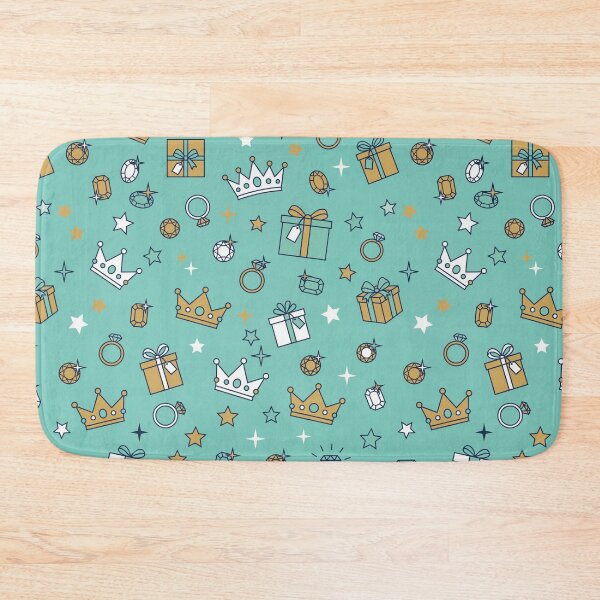 Item preview, Royal Crowns and Gems Seamless Pattern designed and sold by MegaNovaArt.