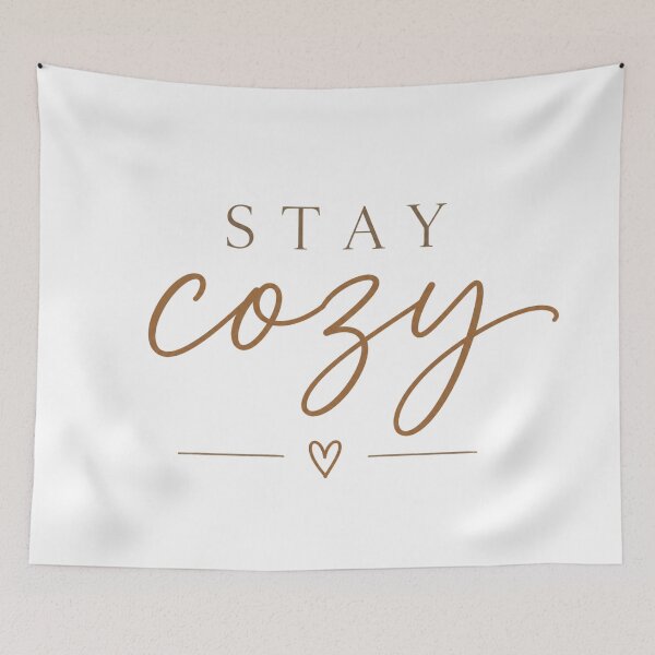 Item preview, Stay cozy typography designed and sold by Side Quest Co..