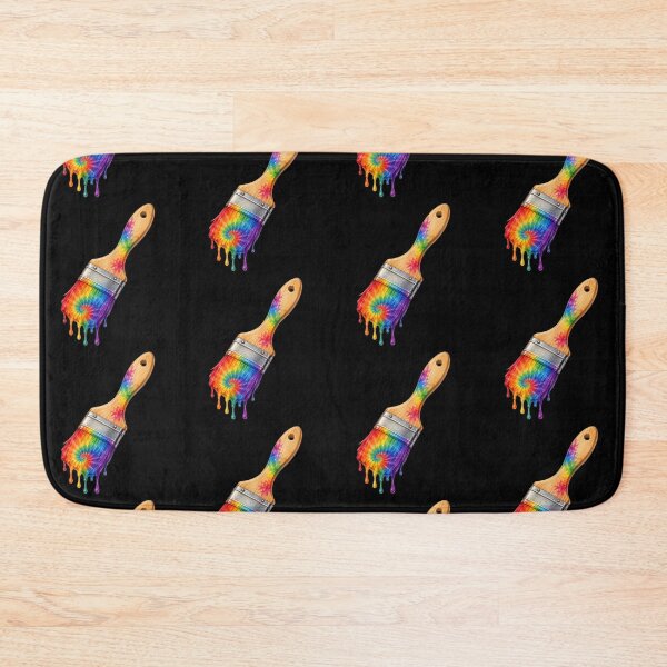 Item preview, Tie Dye Rainbow Paintbrush Dripping Paint designed and sold by jgvisualarts.