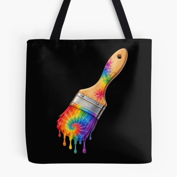 Item preview, Tie Dye Rainbow Paintbrush Dripping Paint designed and sold by jgvisualarts.