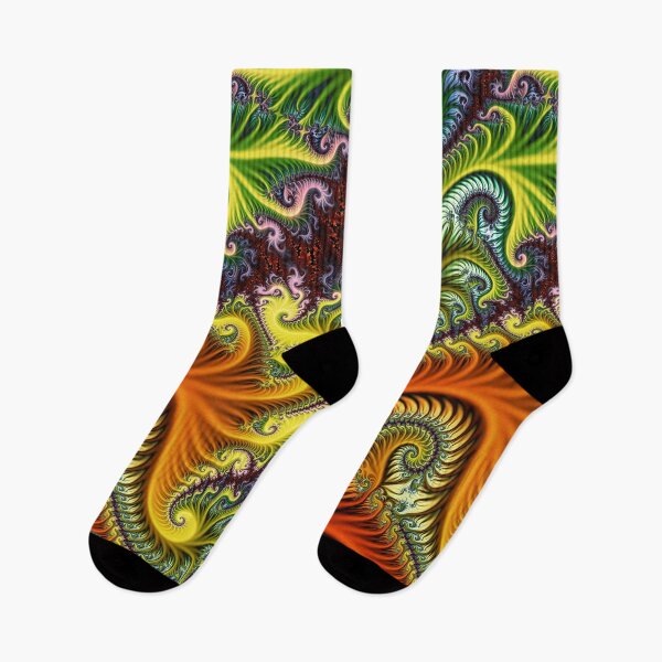 Item preview, Psychedelic Fiery Tendril Fractal Art designed and sold by pinkal.