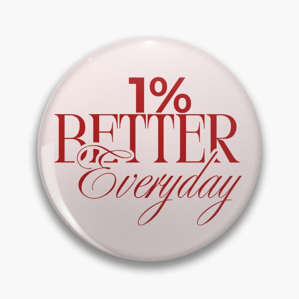 Item preview, 1% Better Everyday Minimal Typography Motivation Quote Design Modern Inspirational Text Art designed and sold by KleanGirlAesthetics.