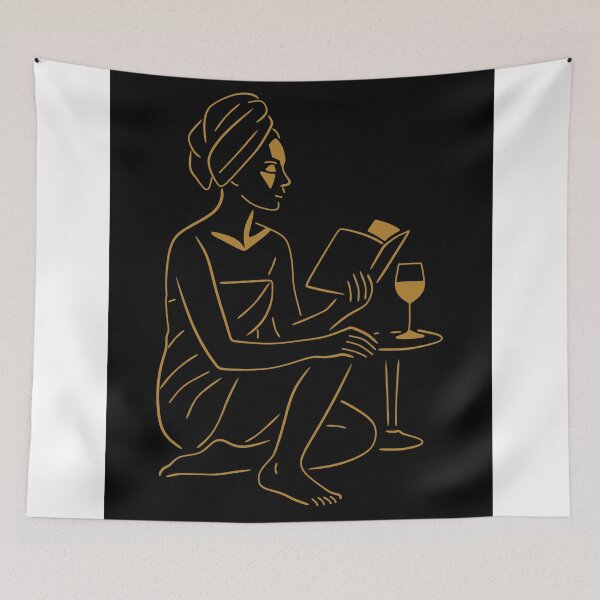 Item preview, Art Deco Woman Reading Print designed and sold by Studio pod Burom.