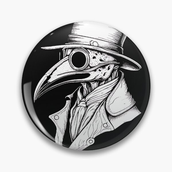 Item preview, Plague Doctor Bird Skull Gothic Steampunk Engraving designed and sold by DarkOriginArts.