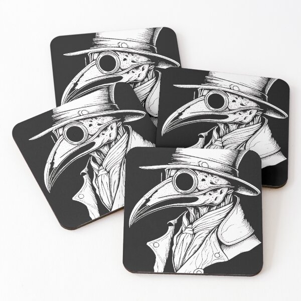 Item preview, Plague Doctor Bird Skull Gothic Steampunk Engraving designed and sold by DarkOriginArts.