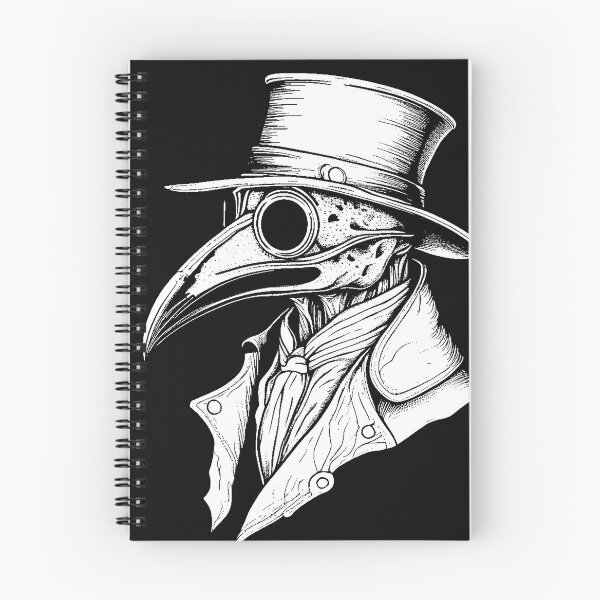 Item preview, Plague Doctor Bird Skull Gothic Steampunk Engraving designed and sold by DarkOriginArts.