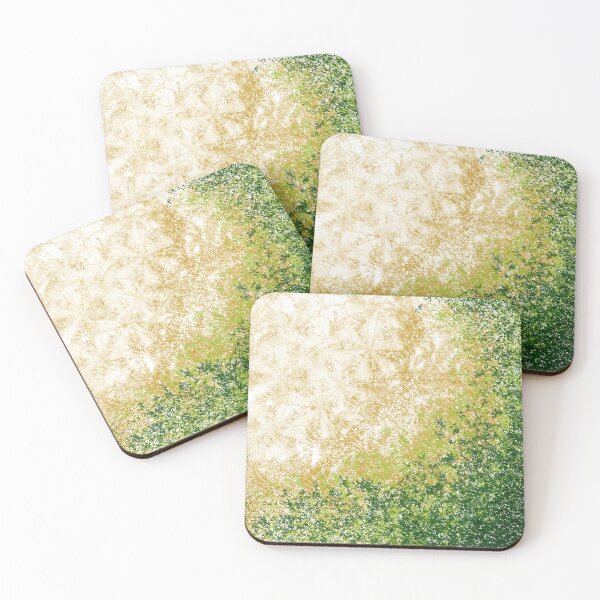 Item preview, Soulful Green Glow - Boho Geometric Abstract designed and sold by IO Soul Spaces.