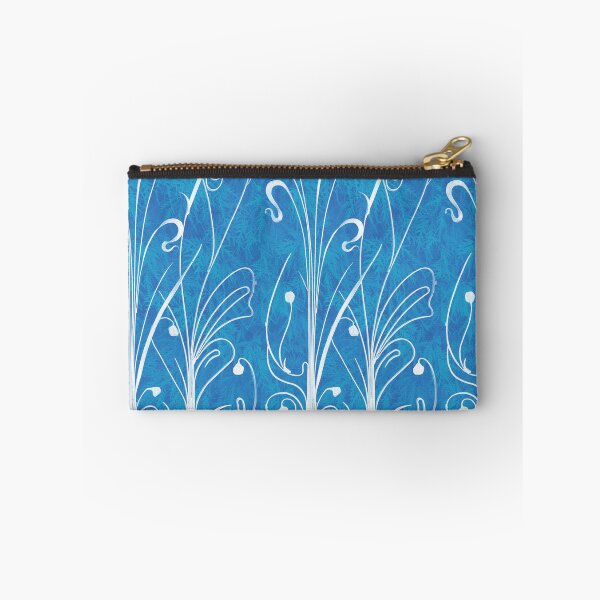 Item preview, Ferns in blue designed and sold by RhoQA.