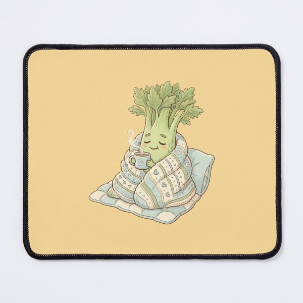 Item preview, Cozy Exhausted Celery Blanket Comfort Art designed and sold by DuckOddity.