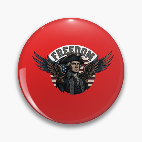 Item preview, George Washington Freedom Patriotic Eagle Design designed and sold by Utopian-Magic.