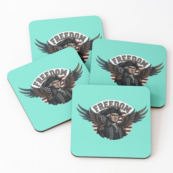 Item preview, George Washington Freedom Patriotic Eagle Design designed and sold by Utopian-Magic.