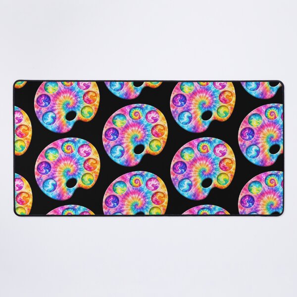 Item preview, Rainbow Tie-Dye Paint Palette Art designed and sold by jgvisualarts.