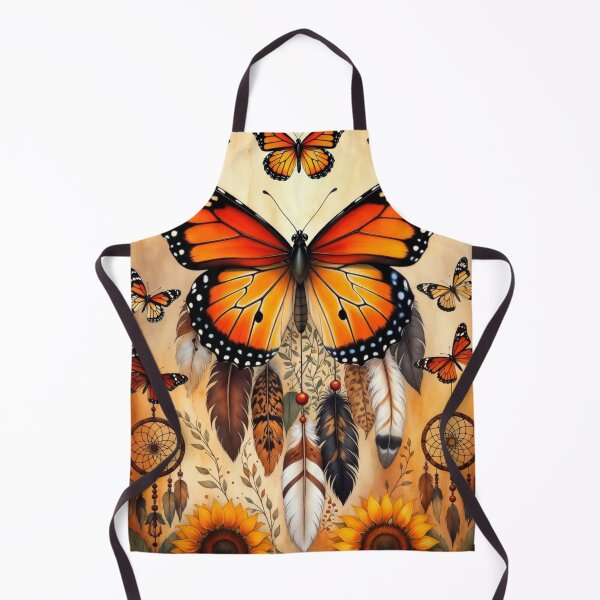 Item preview, Monarch Butterfly Dreamcatcher Art | Boho Feather Sunflower Nature Design designed and sold by GalleryPeak.