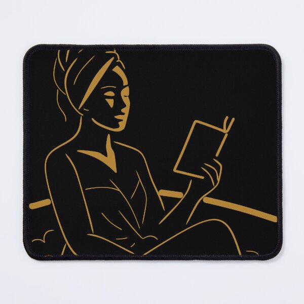 Item preview, Art Deco Woman Reading Print designed and sold by Studio pod Burom.