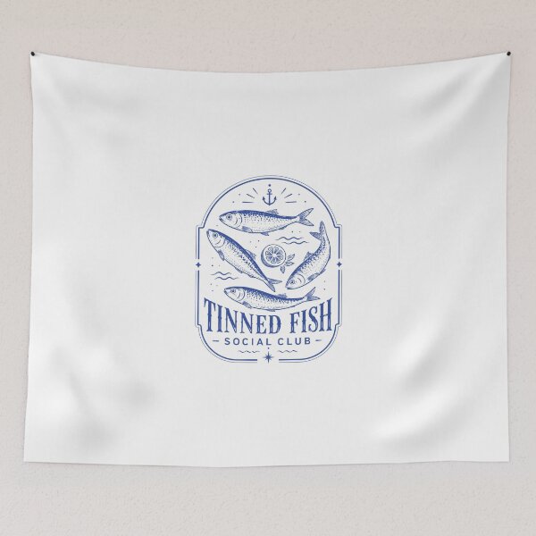 Item preview, Tinned Fish Social Club Sardine Coastal Design designed and sold by itsmorabit.