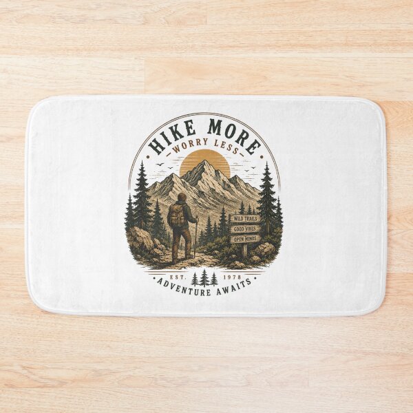 Item preview, Hike more, worry less designed and sold by Side Quest Co..