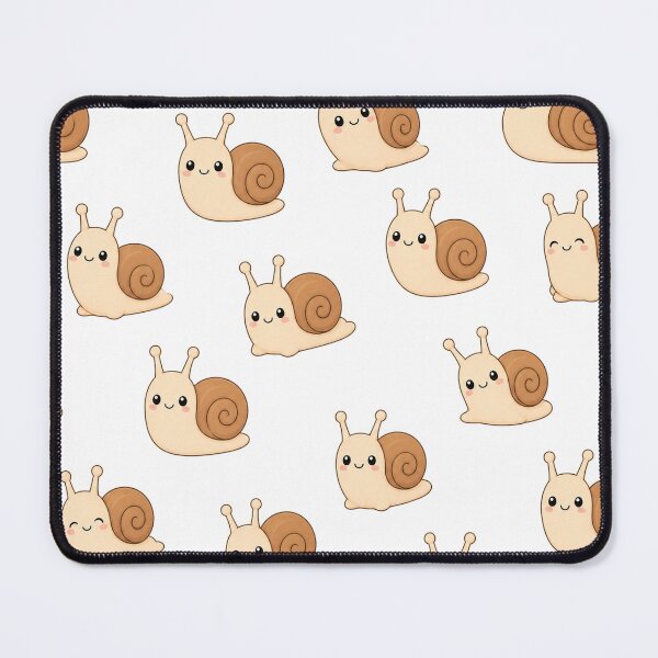 Item preview, Cute Kawaii Snail Garden Animals Adorable Seamless Pattern designed and sold by Seculinator.