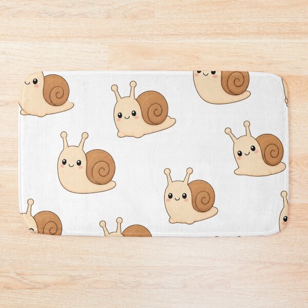 Item preview, Cute Kawaii Snail Garden Animals Adorable Seamless Pattern designed and sold by Seculinator.