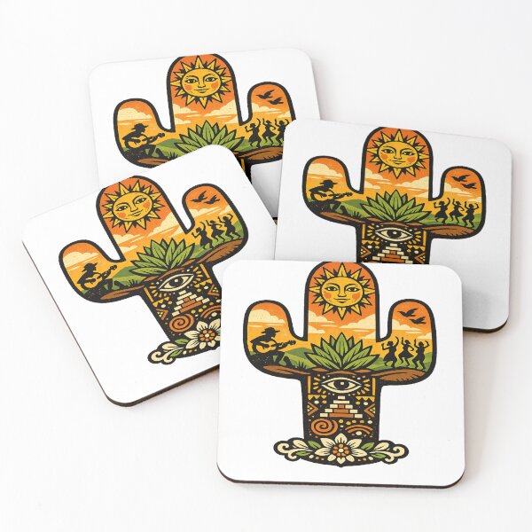Item preview, Desert Soul Cactus Sunset Celebration designed and sold by Dresut.