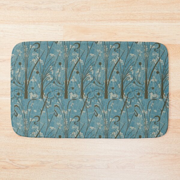 Item preview, Wildflowers in teal designed and sold by RhoQA.