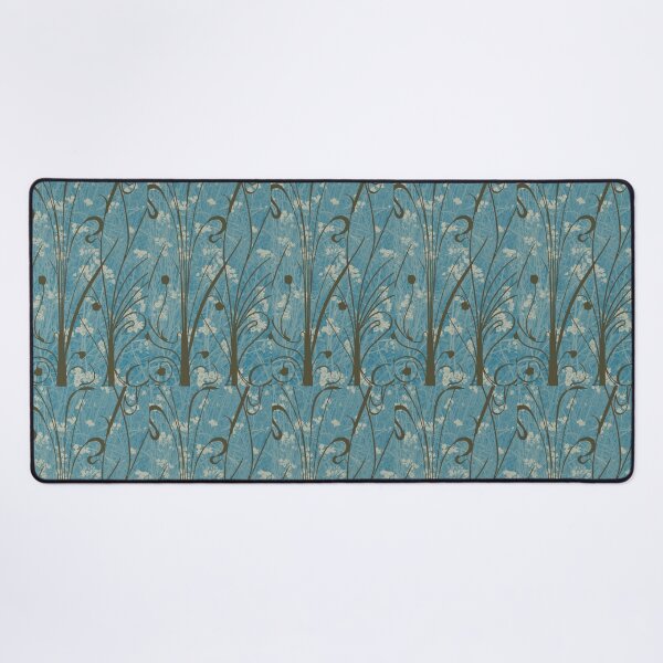 Item preview, Wildflowers in teal designed and sold by RhoQA.