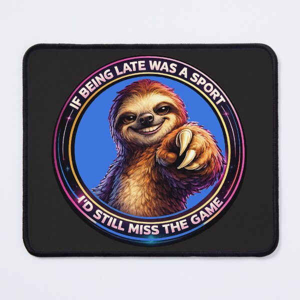 Item preview, Sloth - If Being Late Was A Sport, I'd Still Miss The Game designed and sold by shorethings.