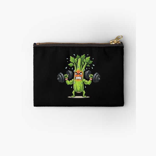 Item preview, Funny Gym Celery Stalk Lifting Weights designed and sold by DuckOddity.