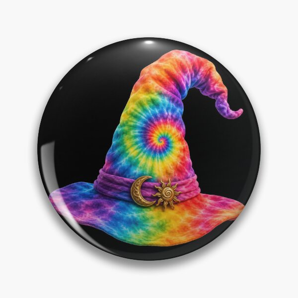 Item preview, Tie Dye Rainbow Wizard Hat designed and sold by jgvisualarts.