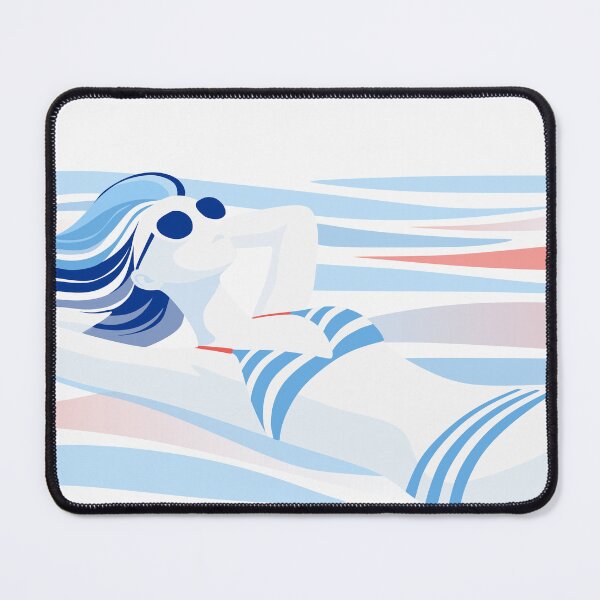Item preview, Minimalist Beach Woman Art Print, Coastal Decor designed and sold by Studio pod Burom.