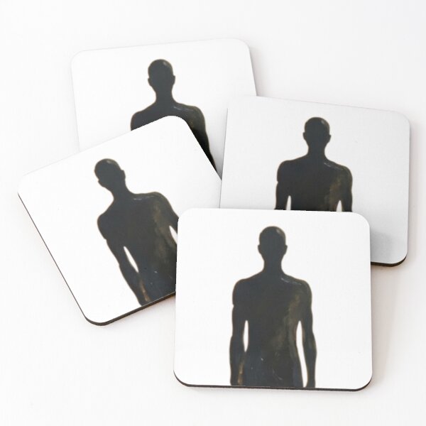 Item preview, Abstract Faceless Silhouette Painting | Fiery Orange Modern Art designed and sold by AdityaShop18.