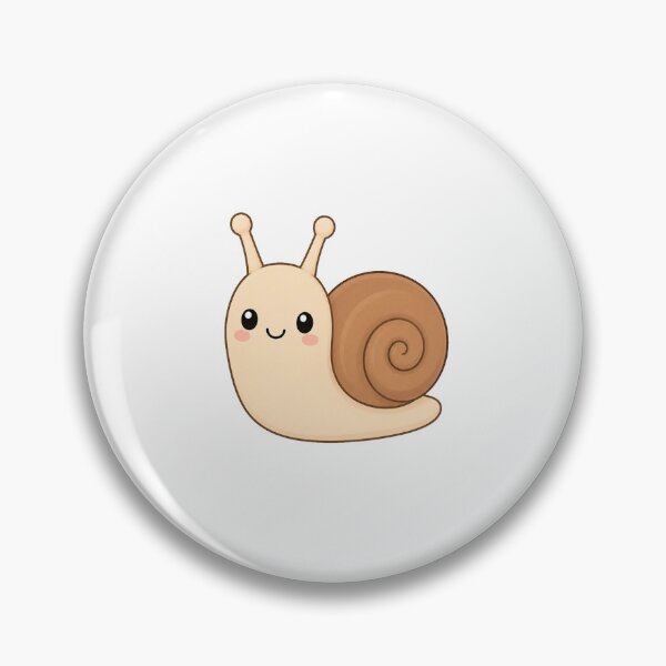 Item preview, Cute Kawaii Snail Adorable Happy Little Garden Creature designed and sold by Seculinator.