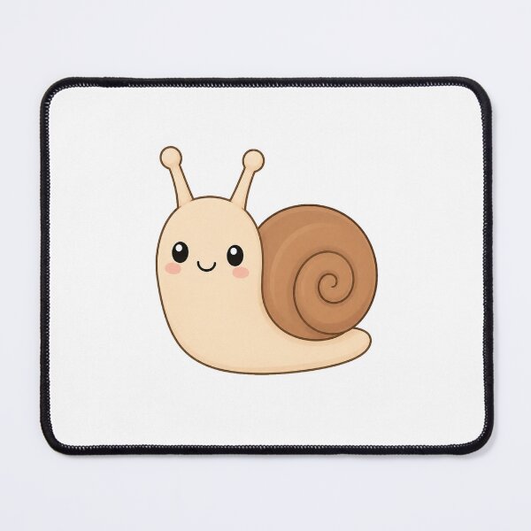 Item preview, Cute Kawaii Snail Adorable Happy Little Garden Creature designed and sold by Seculinator.