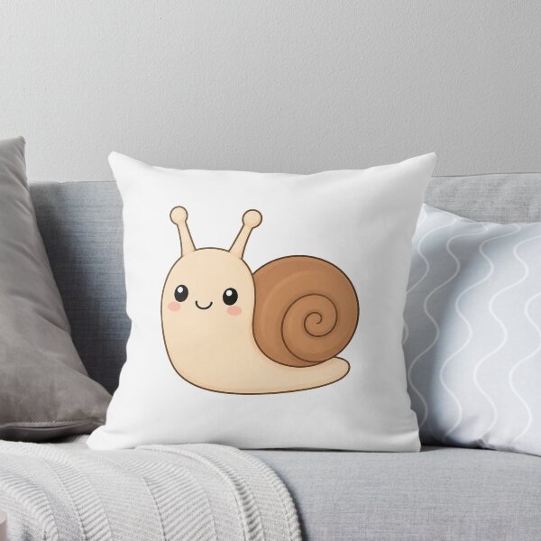 Item preview, Cute Kawaii Snail Adorable Happy Little Garden Creature designed and sold by Seculinator.