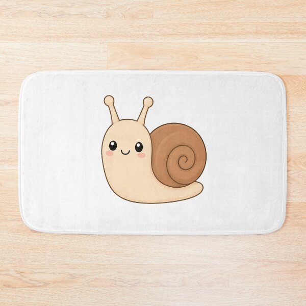Item preview, Cute Kawaii Snail Adorable Happy Little Garden Creature designed and sold by Seculinator.