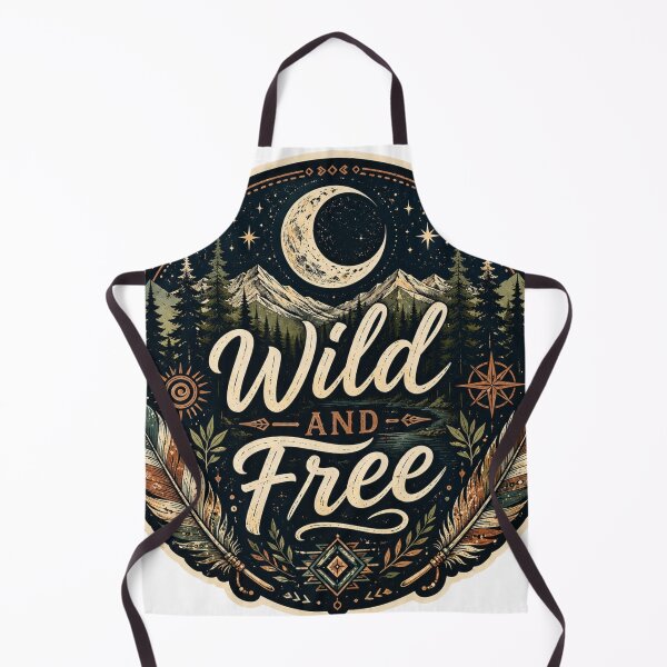 Item preview, Wild And Free Boho Nature Adventure Sticker designed and sold by Omanut Studio — By Ashwin..