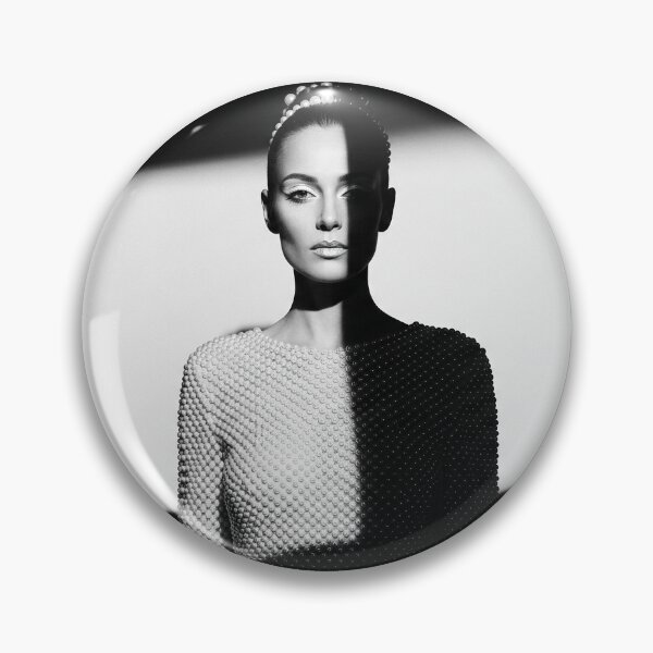 Item preview, Black and White Vintage Vogue Style Art – Elegant Pearl Dress Studio Photography designed and sold by marianka91.