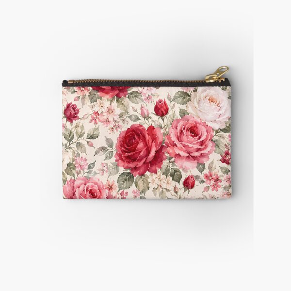 Item preview, Elegant Red Rose Watercolor Seamless Floral Pattern designed and sold by Roya10.