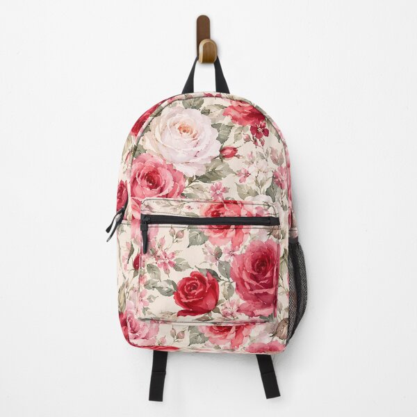 Item preview, Elegant Red Rose Watercolor Seamless Floral Pattern designed and sold by Roya10.