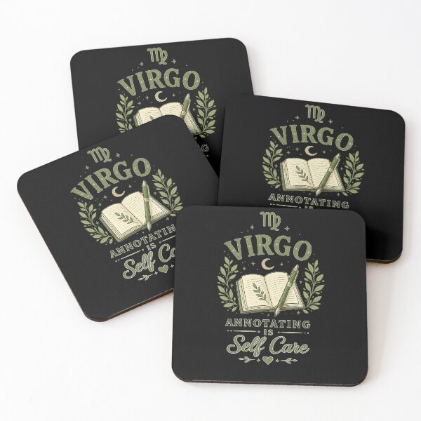 Item preview, Virgo Annotating Is Self Care Vintage Bookish Zodiac Design designed and sold by Moonwoven Studio.