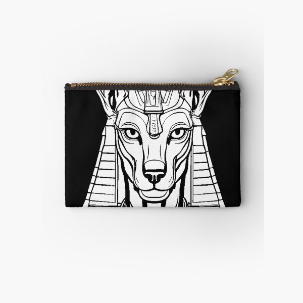 Item preview, Egyptian God Anubis Portrait Gothic Mythology Linework designed and sold by DarkOriginArts.