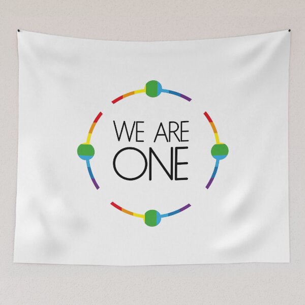 Item preview, We are one circular logo pride month designed and sold by Konopikyu.