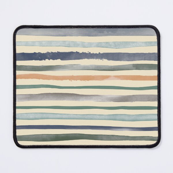 Item preview, Earth Tone Watercolor Abstract Striped Pattern designed and sold by cirgitstudio.