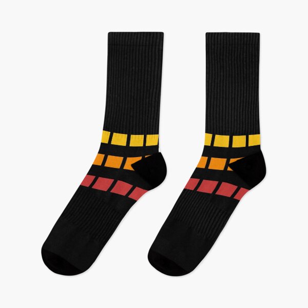 Item preview, Yellow, orange & red boxes on black designed and sold by Mint + Midnight.